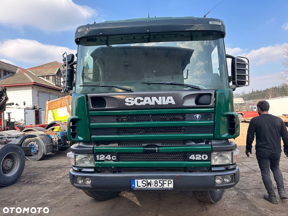 Scania P124c 420 6x6 hydroburta bordmatic wywrotka wywrot - 2