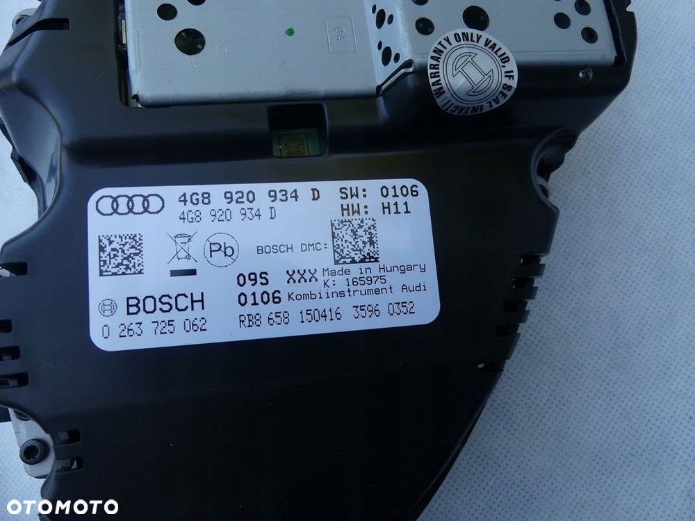 dw audi a6 c7 lift licznik zegary 4g8920934d - 5