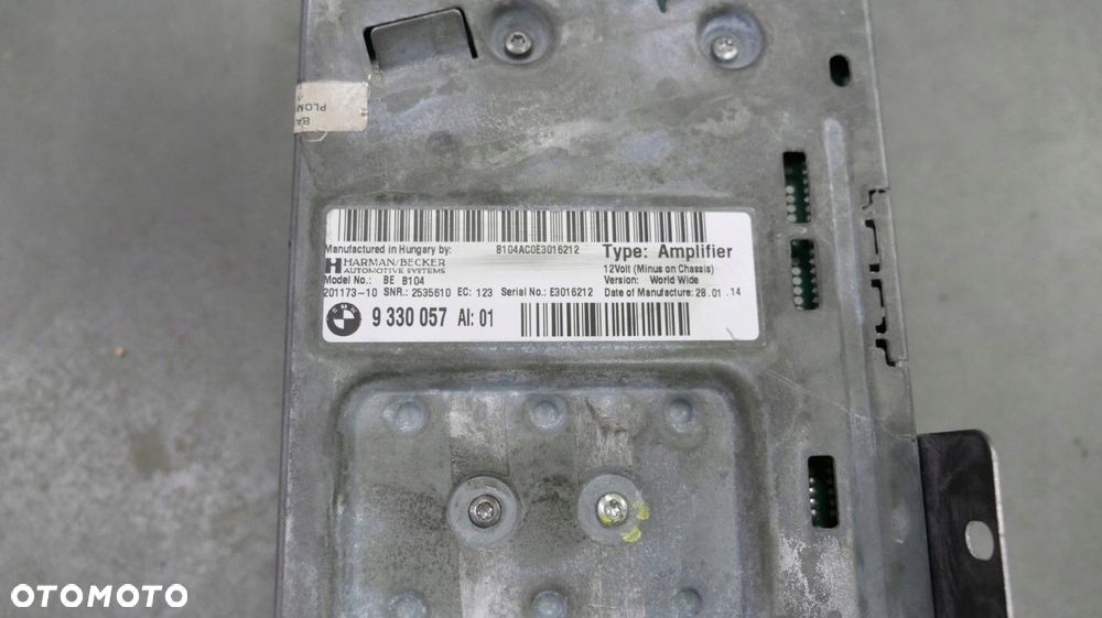 bmw f30 f31 f32 f33 f34 f36 f82 wzmacniacz harman kardon 9330057 - 3