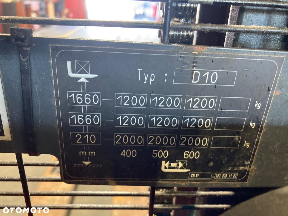 Linde [2021] WÓZEK WIDŁOWY LINDE D10 1,2t - 5