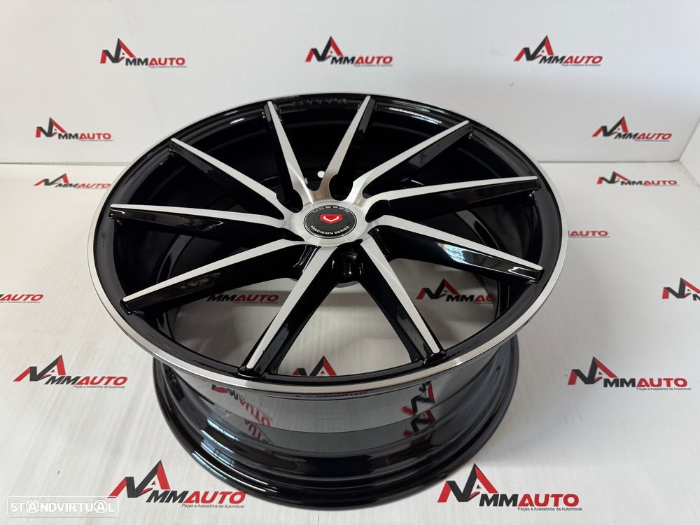 Jantes Look Vossen CVT Preto e Polido 18 (5x112) - 5