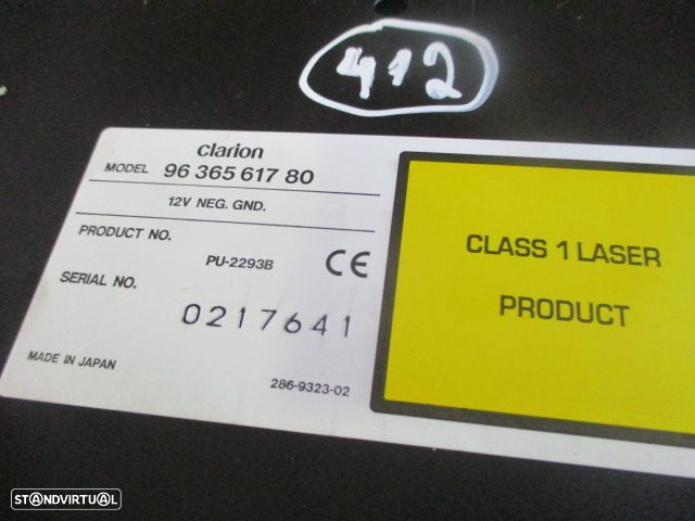 Radios 9636561780 PEUGEOT 607 2003 ORIGINAL - 4