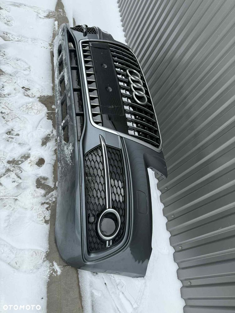 Audi Q5 I 8R FL Lift S-Line Zderzak przód przedni LX7R pod xenon 2012-18 - 4