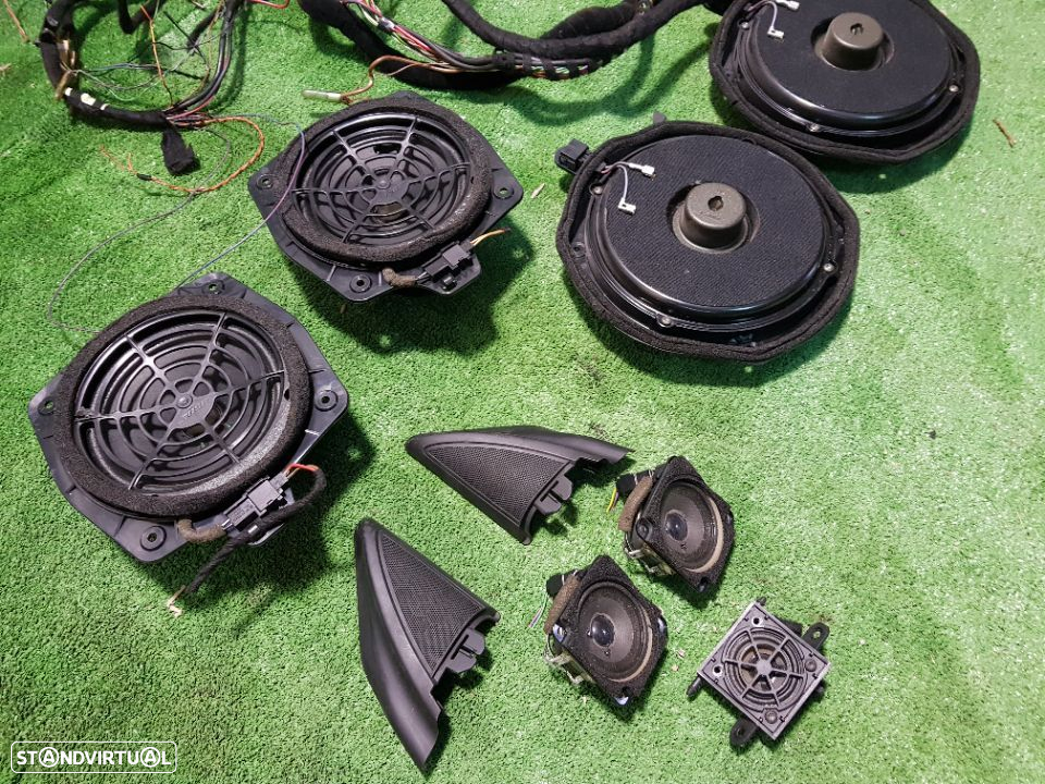 Conjunto de som Bose Audi A4 B7 B6 cabrio  colunas e amplificador - 3
