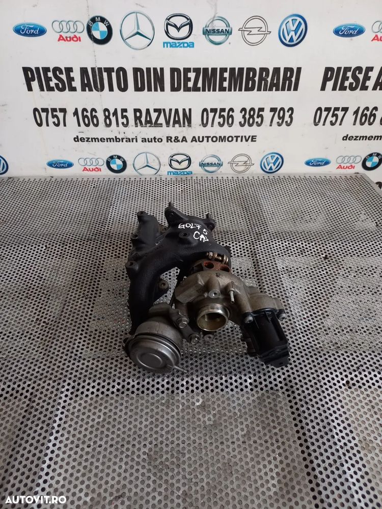 Turbo Turbina Vw Golf 5 , 6 Touran Scirocco Jetta Audi Seat Skoda 1.4 TSI Motor CAX  - Dezmembrari - 1