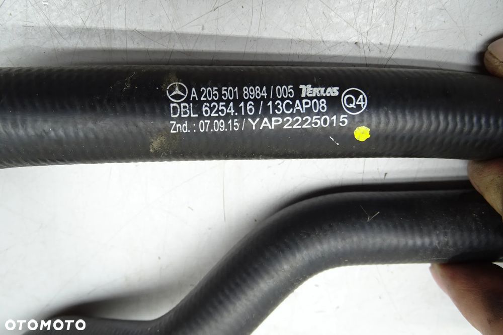 Mercedes C Klasa W205 Rura Przewód wody A2055018984 - 3