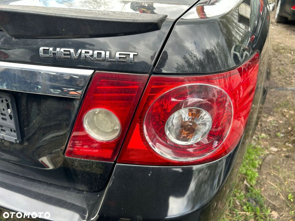 KOMPLETNY TYŁ CHEVROLET EPICA II CZARNY KLAPA ZDERZAK LAMPY - 5