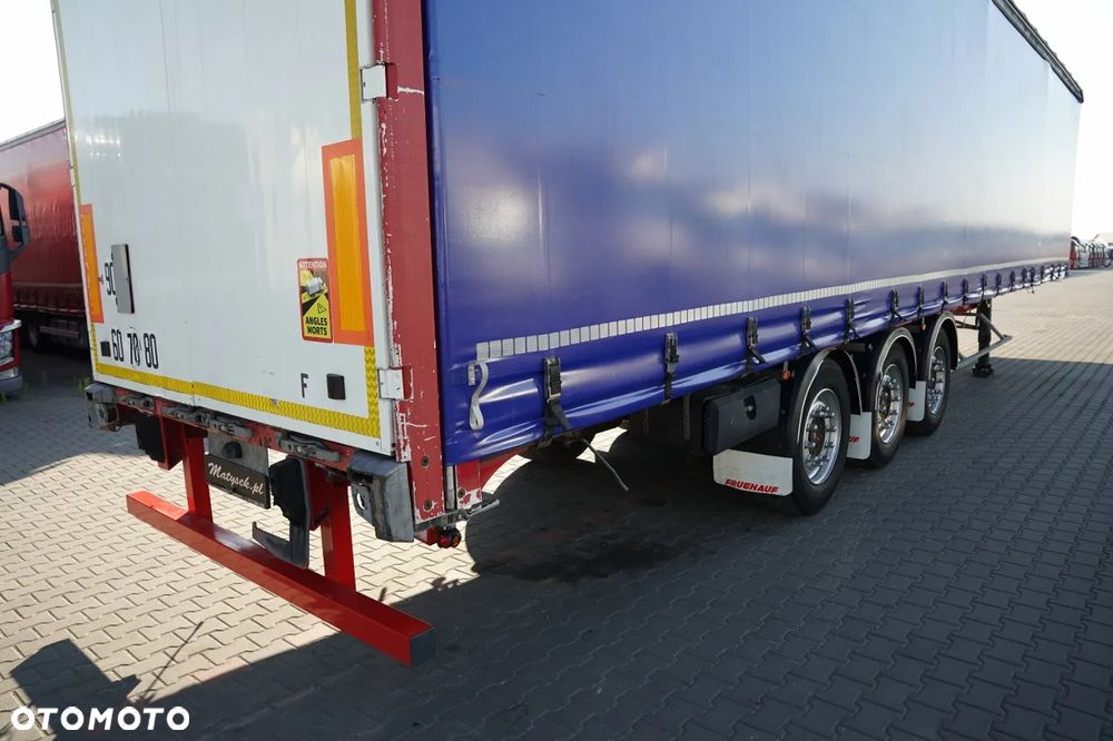Fruehauf FIRANKA / STANDARD / MOCNA PODŁOGA SZYNA DESKA / 385/55 r22,5 / OŚ PODNOSZONA / SAF - 13