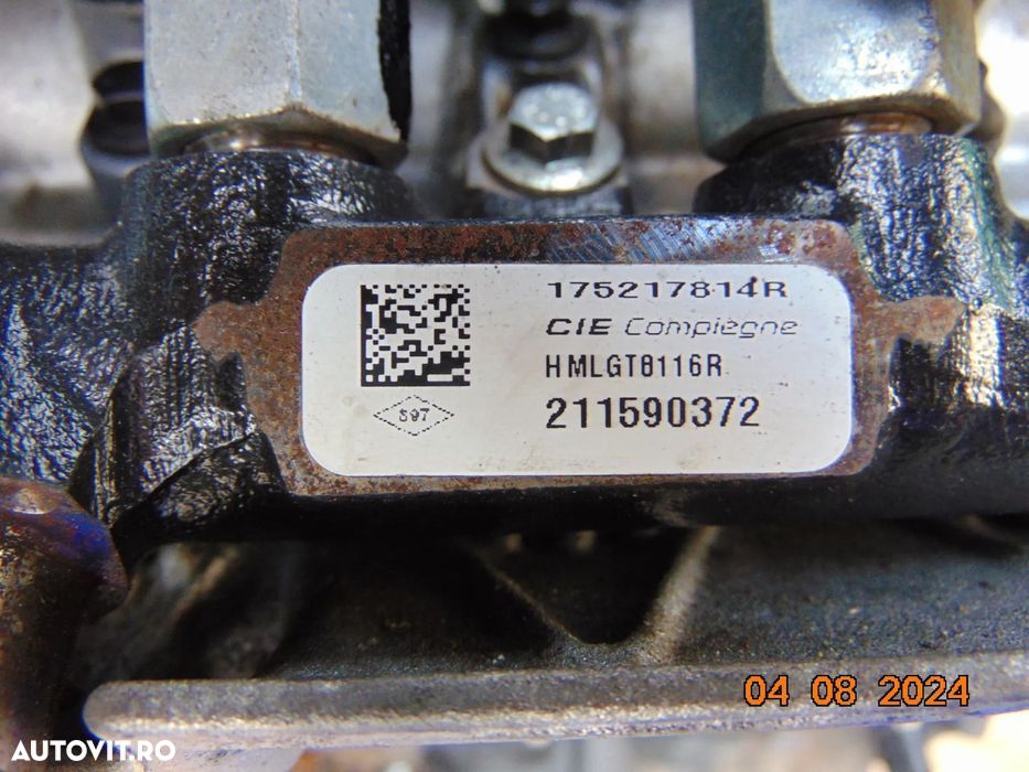 Rampa injectoare renault 1.7 talisman Clio 5 megane 4 scenic kadjar ko - 4