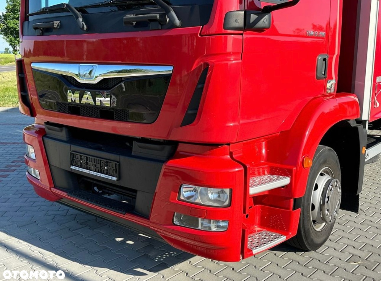 MAN TGM 15.290 / FIRANKA / AUTOMAT / CAŁY NA PODUSZKACH / 21 EUROPALET / 8.5 M DŁUGOŚCI / EURO 6 - 13