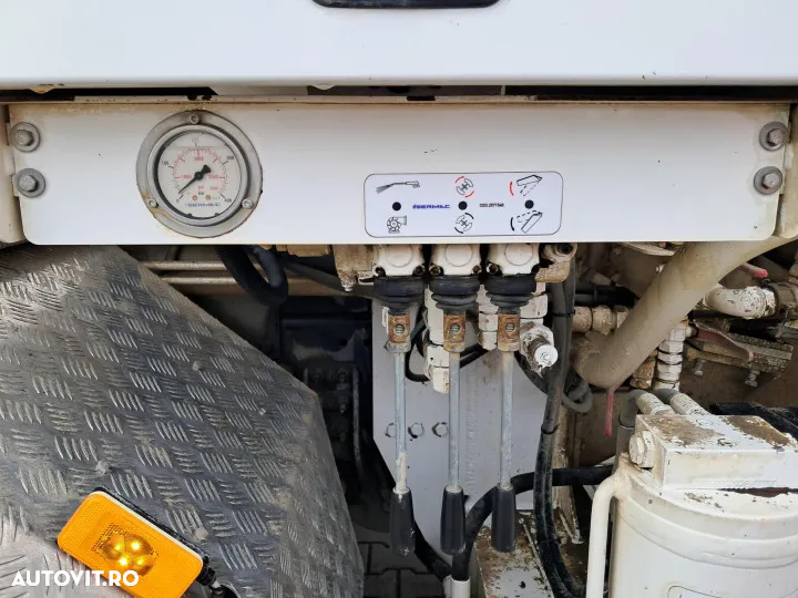 Volvo fmx 420 8x4 cu pompa turnare 4z28 si mixer beton sermac euro 6 automat - 16