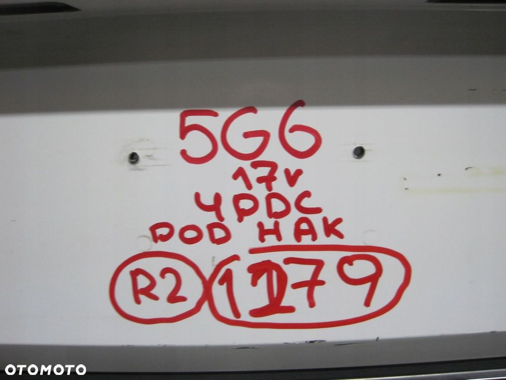 Zderzak VW Golf 7 5G0 5G6 4 PDC 18r POD HAK TYŁ - 10