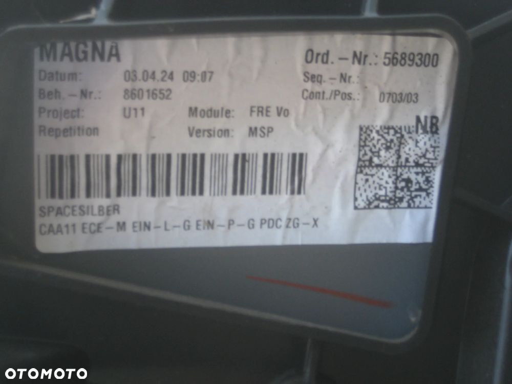 bmw x1 u11 m pakiet 22-25r zderzak przedni atrapa 6xpdc spacesilber - 18