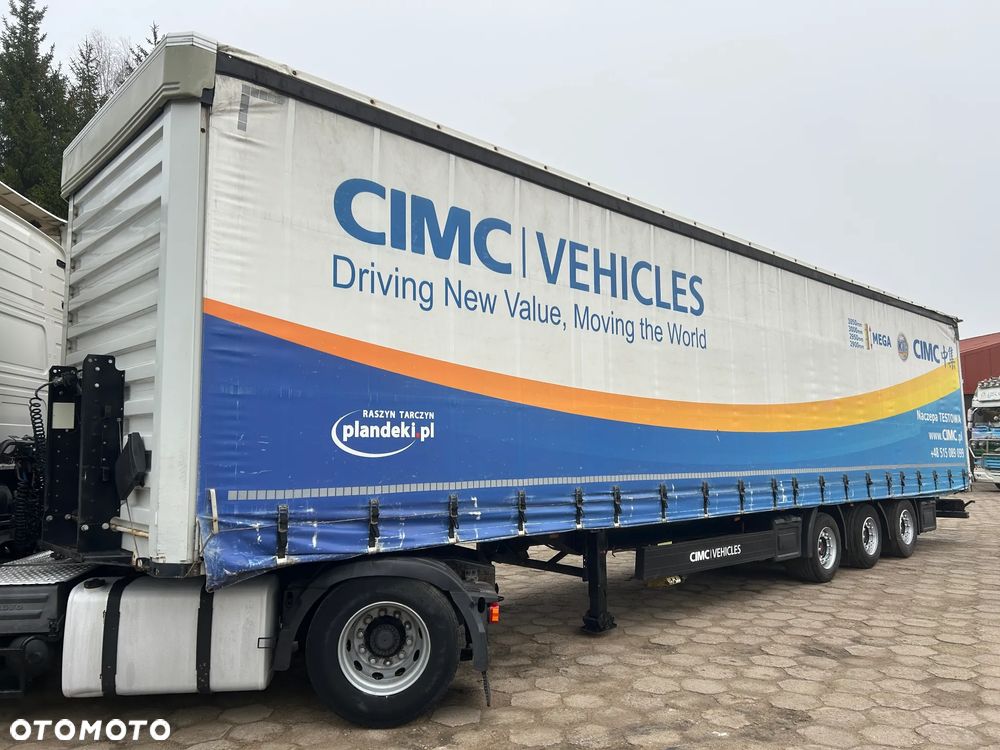 CIMC FIRANKA MEGA / OSIE SAF / 2020 ROK / PODNOSZONY DACH / NACZEPA POLSKIEJ PRODUKCJI !! FIRANKA MEGA R 19.5 / PODNOSZONY REGULOWANY DACH - 2