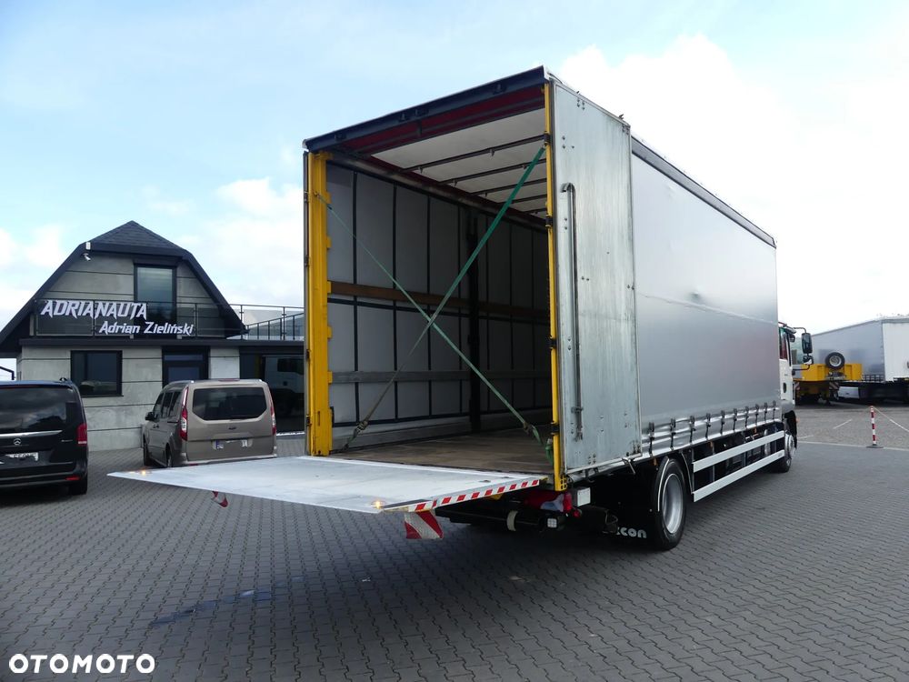 MAN TGM 18.340 / FIRANKA 7.70 + WINDA / ZSUWANY DACH / EURO 6 / - 18