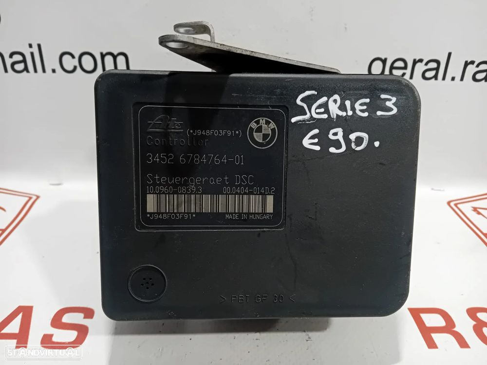Módulo ABS BMW Série 3 E90 E91 e ´Série 1 E81 E82 E87 E88 Ref  34516784763 ou 34526784764 Original - 1