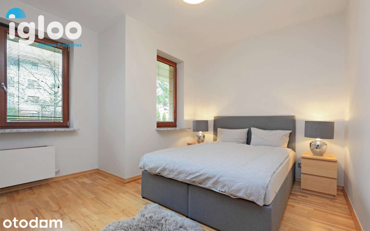 Trzypokojowy apartament z ogrodem- Marina Mokotów
