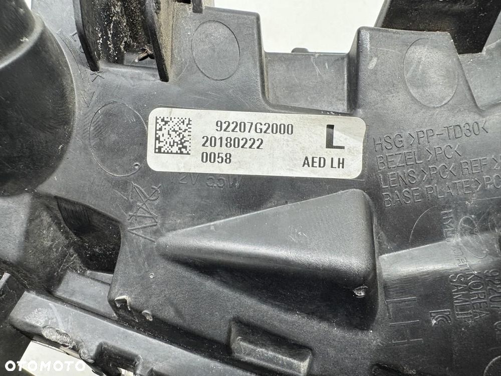 Lewy led drl  Hyundai ioniq 16- 92207G2000 - 3