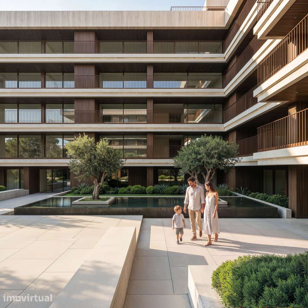 Apartamento T2 com varanda e 2 lg garagem | Piscina na cobertura