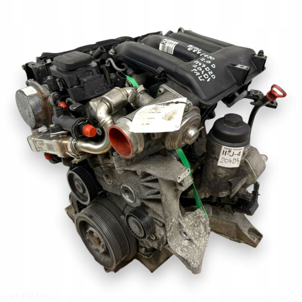 SILNIK M47D20 BMW E81 E87 E88 2.0 D DIESEL 204D4 diesel kompletny 164 555km - 1