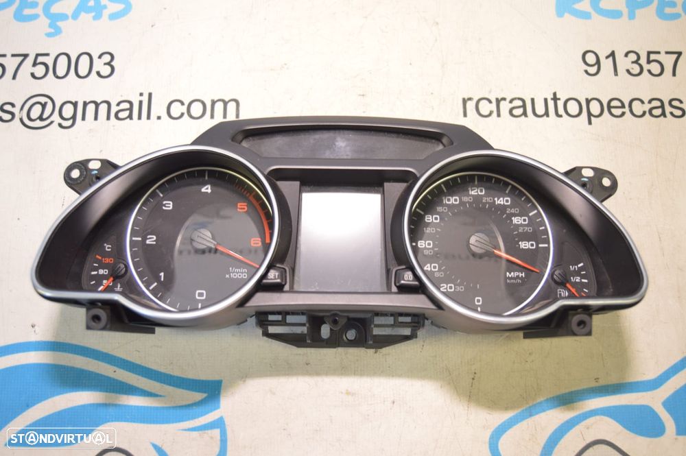 QUADRANTE MOSTRADOR MPH PAINEL INSTRUMENTOS MAGNETI MARELLI AUDI 8T0920981B 8T0920981 503001520505 AUDI A5 8T3 8TA 3.0 TDI QUATTRO V6 245CV CDU CDUD A4 B8 4K - 1
