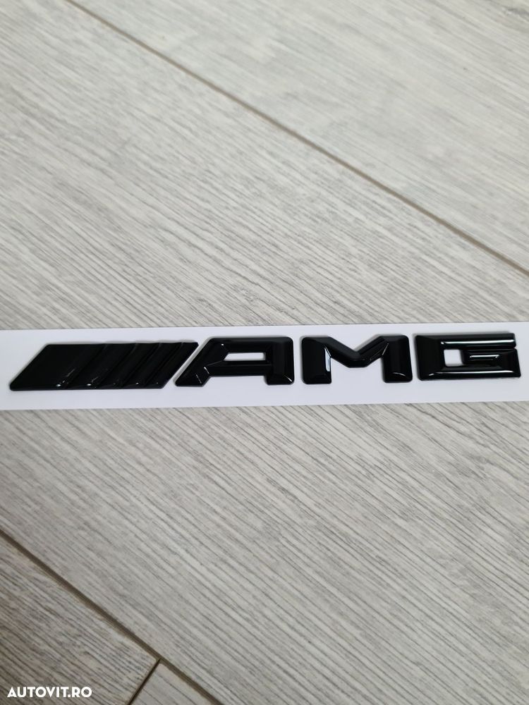 Emblema-Sigla-Logo-AMG-Spate-Haion-Mercedes-A-C-E-S-CLS-GLE-GLC-CLA-SL - 5