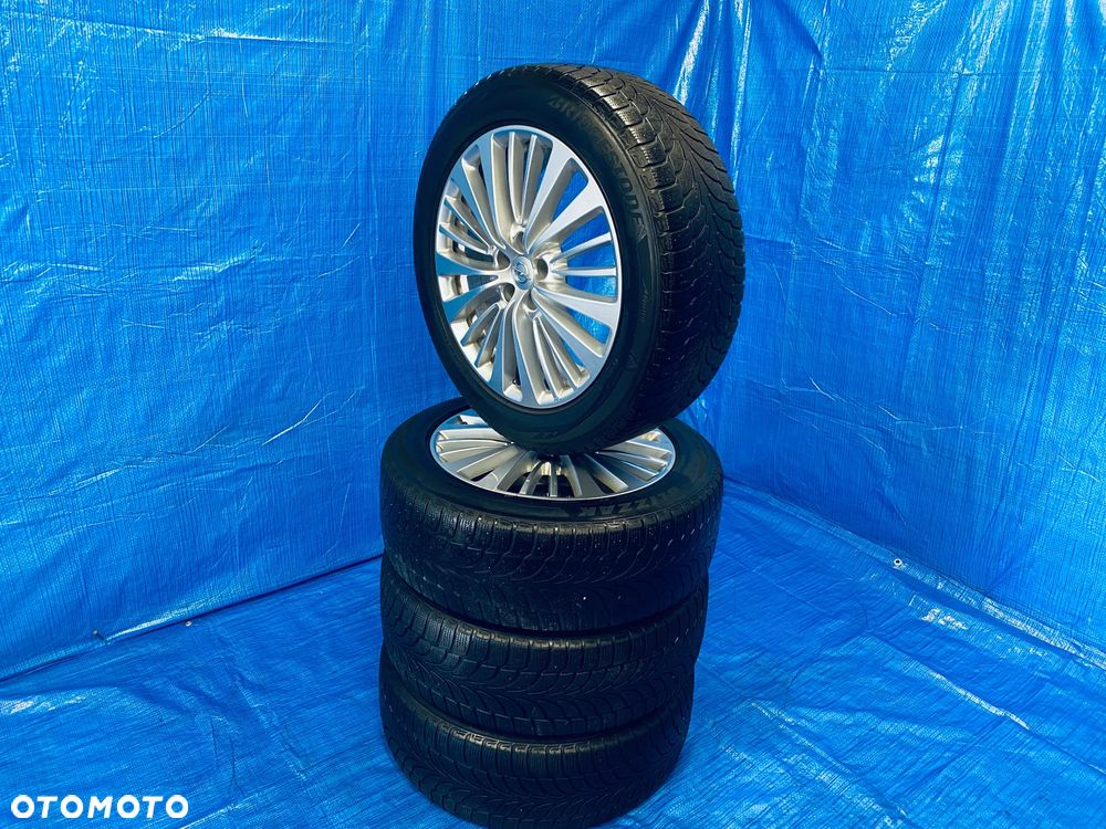 KOŁA KOŁO 18 FELGA ALUMINIOWE ALUSY 18" x 7,5J  5X108 ; 65,1mm ET49 KOMPLET ; OPONY ZIMOWE ZIMA BRIDGESTONE ; OPEL GRANDLAND X ASTRA L ZAFIRA LIFE ; CITROEN C4 C5 C6 ; PEUEGOT 407 508 605 607 3008 5008 ORYGINAŁ OPEL - 7