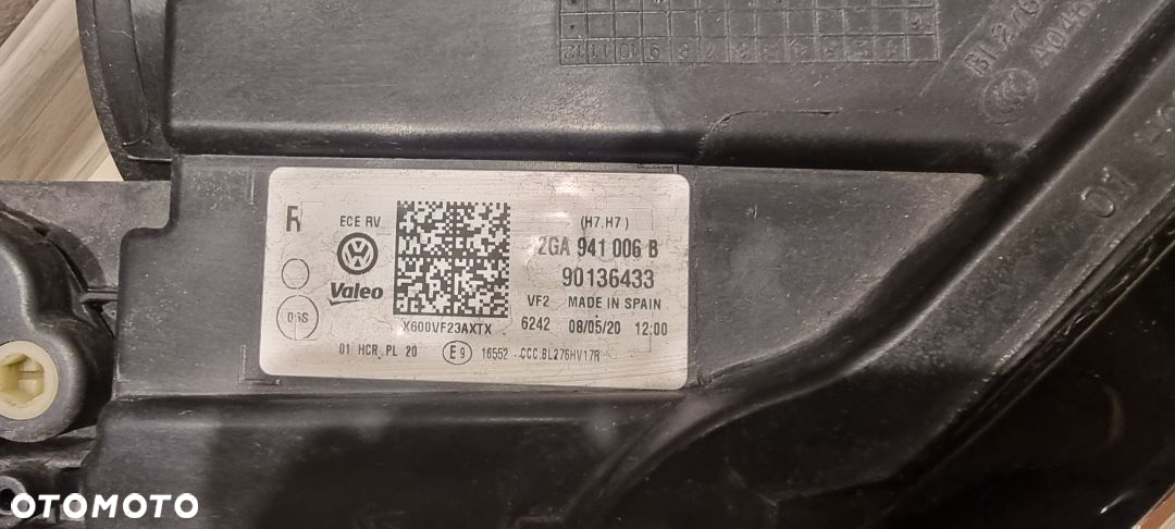 Lampa H7 przednia prawa lewa do VW T ROC 2GA '17 .. - 7