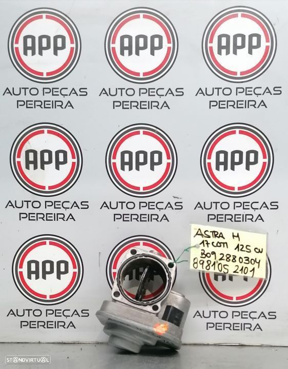 Borboleta de admissão Opel Astra H 1.7 CDTI 125 CV referência  B092880304, 8981052101. - 1