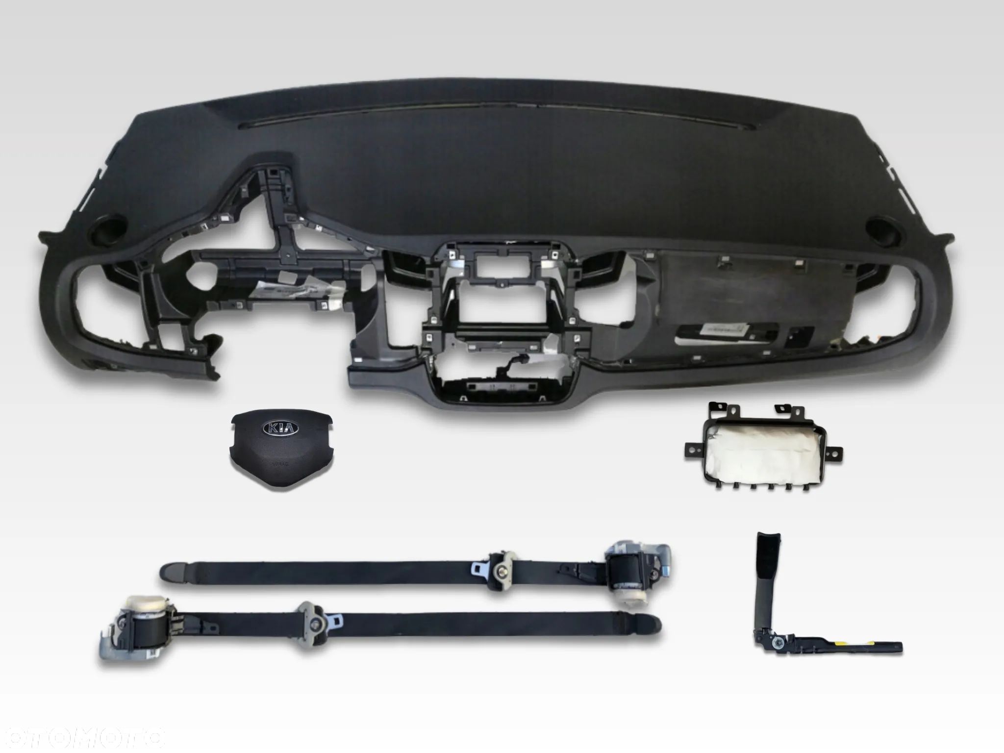 KIA SPORTAGE III 3 DESKA AIRBAG PASY KOMPLET - 1