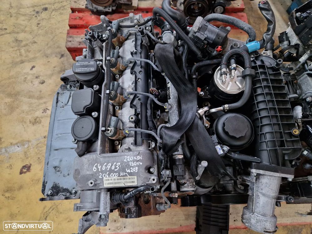 Motor usado 646963 MERCEDES CLASS C W203 220CDI 150CV W211 - 4