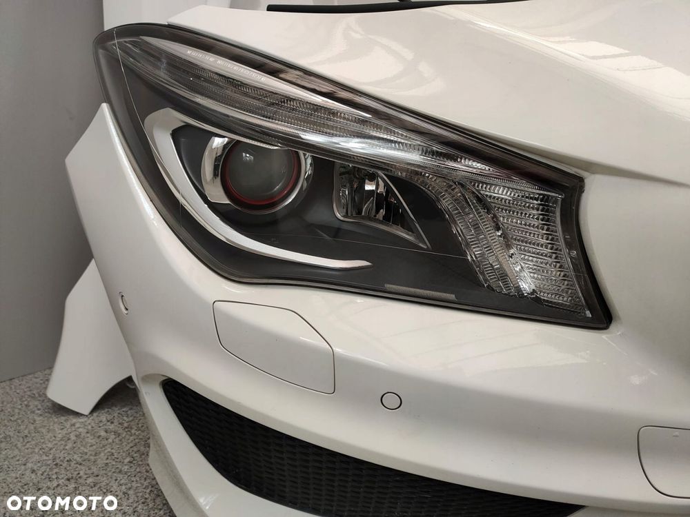 MERCEDES CLA W117 AMG ZDERZAK PAS BŁOTNIKI LAMPY BI XENON MASKA - 3