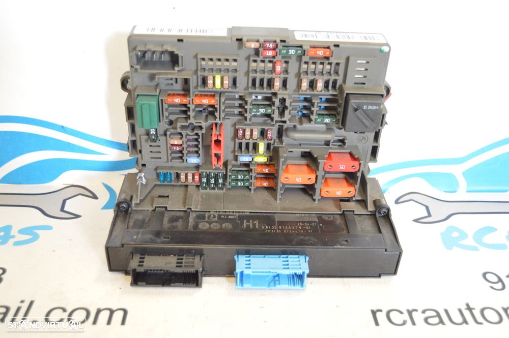 TAMPA CAIXA FUSIVEIS TAMPA PAINEL 9119447 911944702 43949461 43949461030101 BMW SERIE 3 E90 E91 E92 E93 SERIE 1 E81 E87 - 4