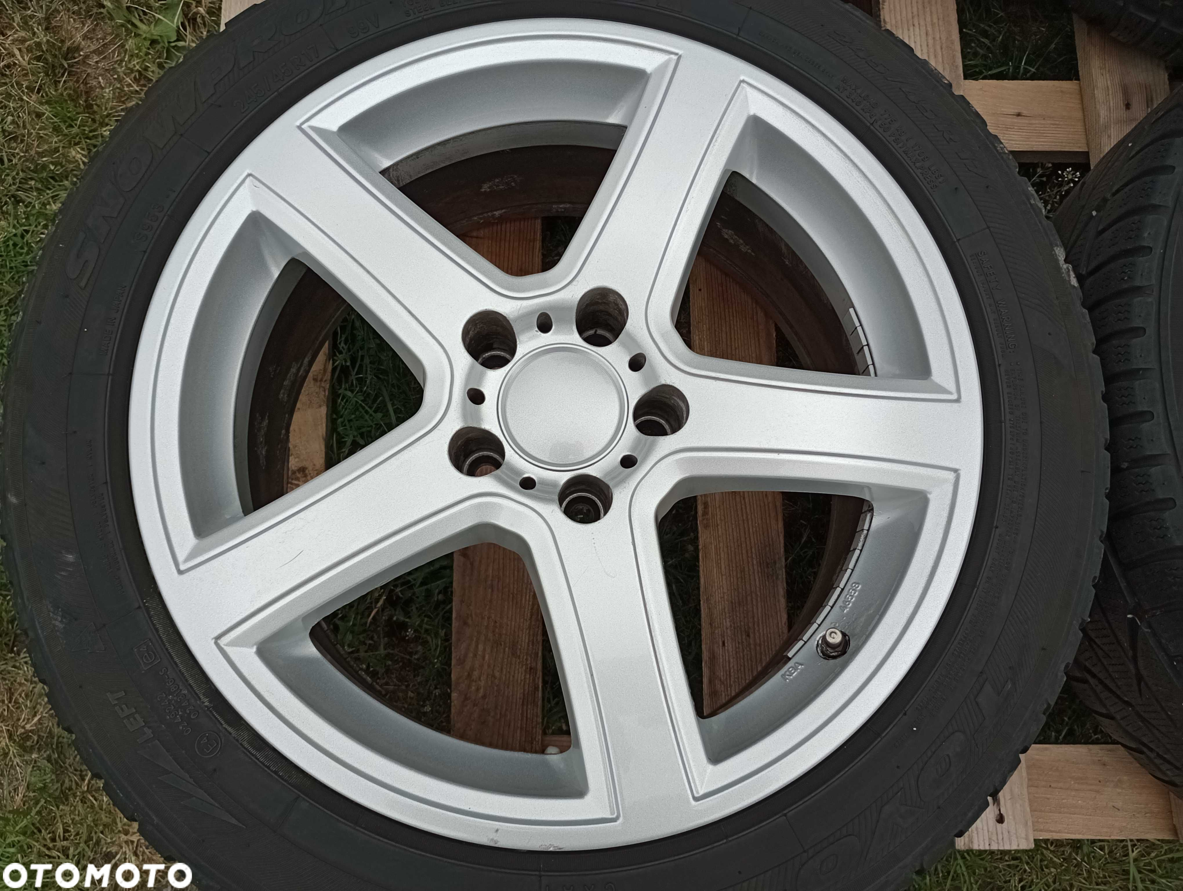 Alufelgi 17 cali 5x112 Audi Mercedes VW Seat Skoda CLS A5 - ET28 - 4