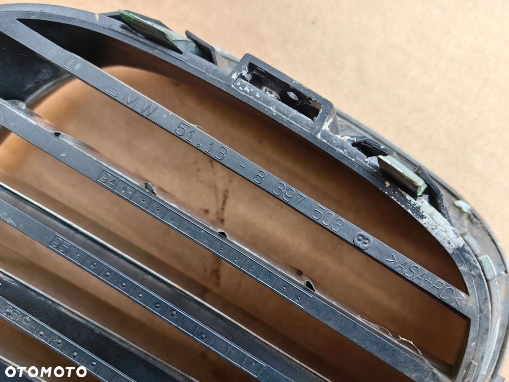 Grill Atrapa nerki BMW z3 chrom oryginalne 8397503 8397504 komplet - 8