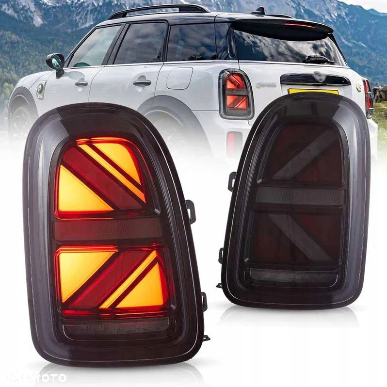 Lampy tyl ne kpl Led Dynamiczne Animacja Tuning Mini Countryman II 2 f60 17 - 2