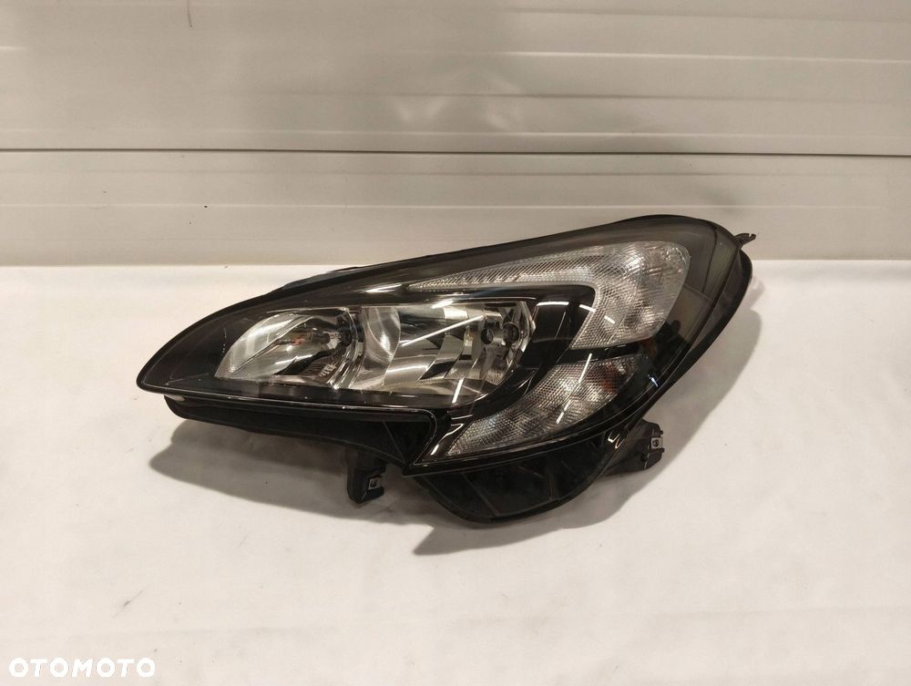 opel corsa e zw bez leda lampa lewy przód 1ef011830 - 1