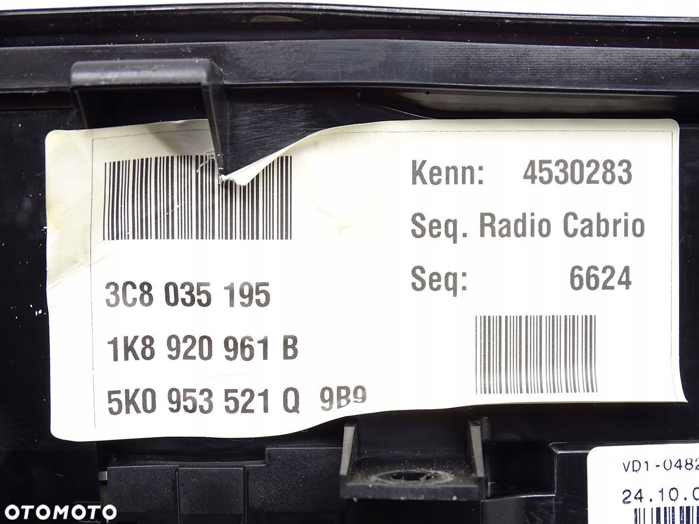 LICZNIK ZEGAR ZEGARY VW SCIROCCO III 3 1K8 1.4 TSI CAV CAVD 1K8920961B 10R - 7