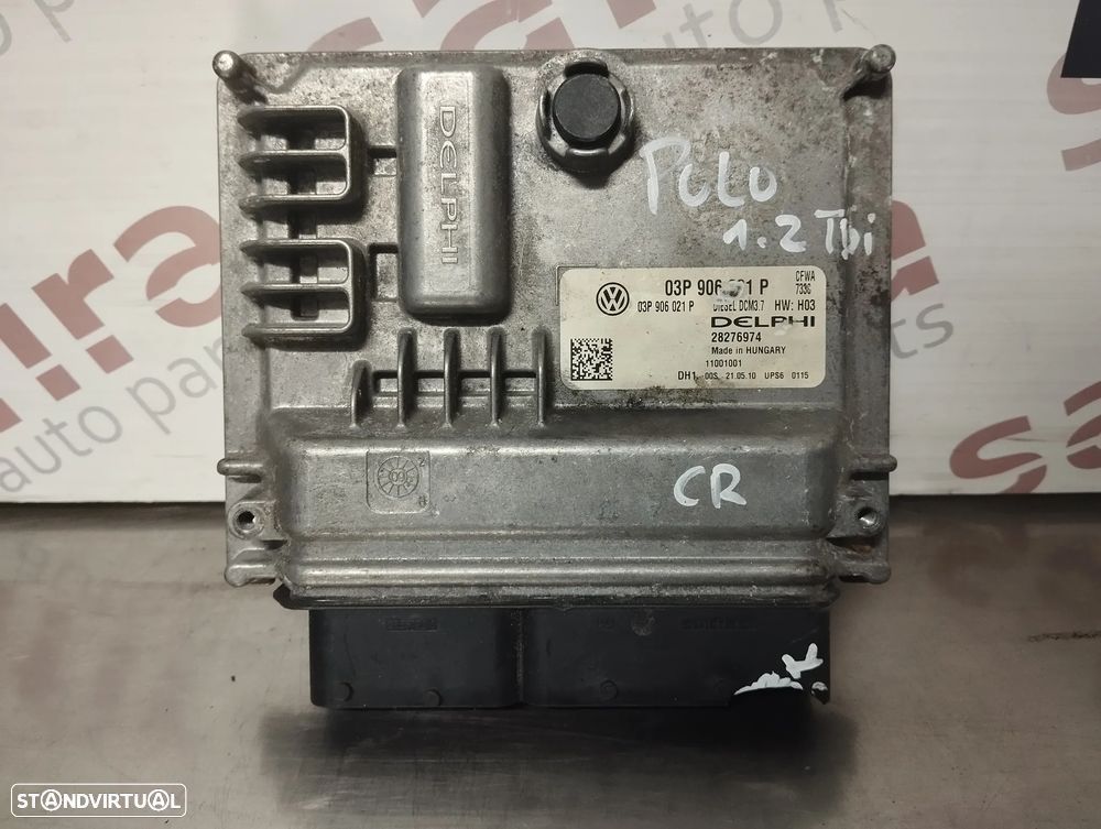UNIDADE / CENTRALINA DO MOTOR SEAT IBIZA 6J / VOLKSWAGEN POLO 6R 1.2TDI 03P906021P  28276974 - 2