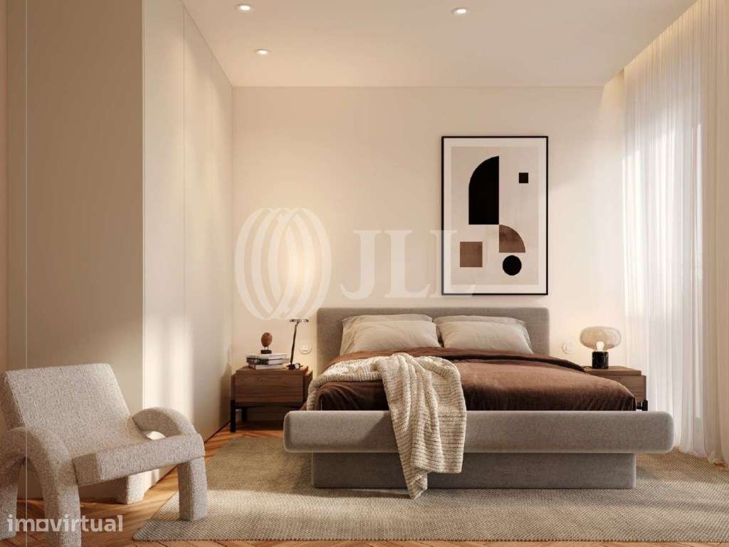 Apartamento T2+1 com terraço, em condomínio, no Porto - Grande imagem: 4/8