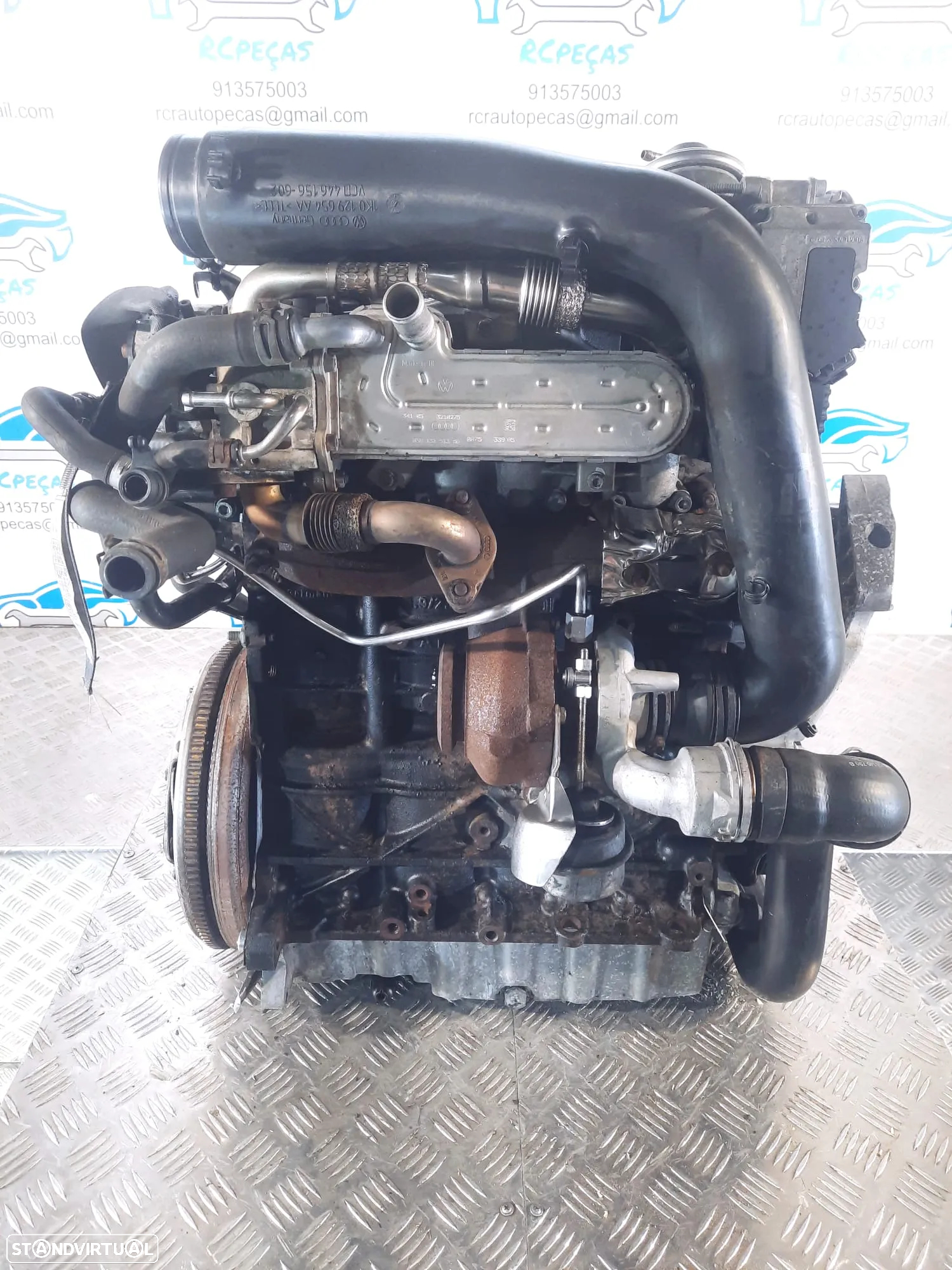 MOTOR COMPLETO 1.9 TDI 8V 105CV BKC BXE - 7