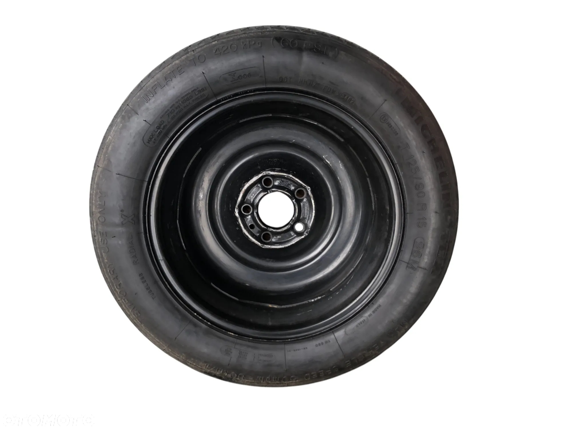 Koło Zapasowe Dojazdowe 125/90 R15 5x108 63.4MM Volvo Ford- Gwarancja Wysyłka - 8