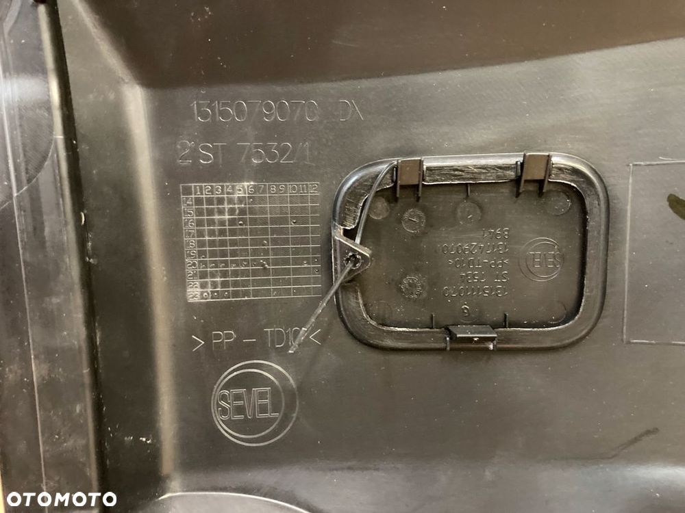 DUCATO BOXER JUMPER E6 17- ZDERZAK NAROŻNIK PRZÓD Prawy Na Halogen Czarny - 8