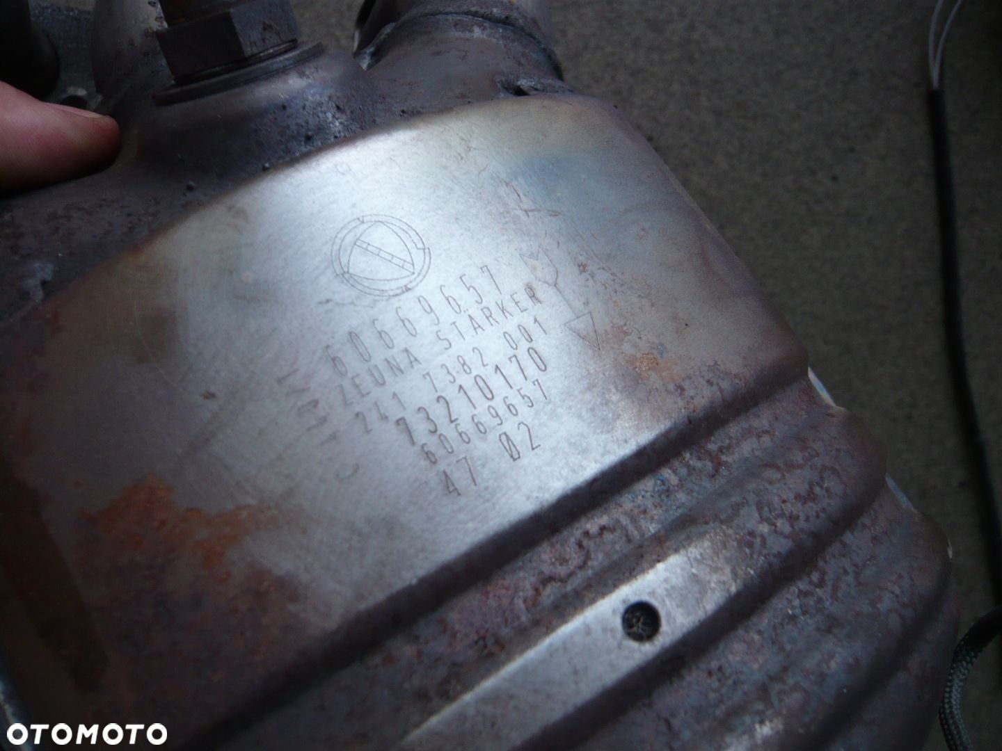 ALFA ROMEO 156 GTA GTV V6 KATALIZATOR PRZEDNI 60669657 60816727 ORYGINAŁ OE - 2