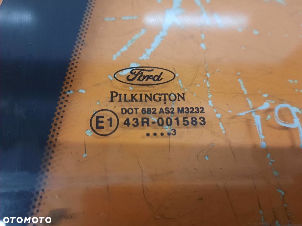 FORD FUSION I 02-05 SZYBA KAROSERYJNA PRAWA TYŁ TYLNA 43R001583 Q2 - 3