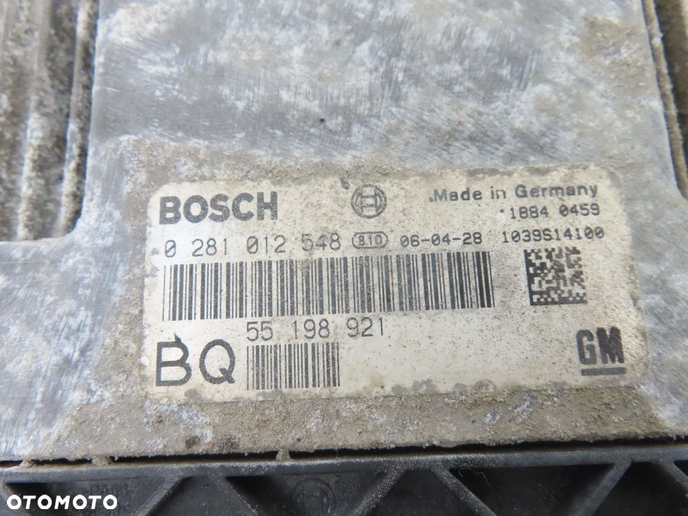 STEROWNIK OPEL ASTRA III H 1.9 CDTI 0281012548 55198921 - 3