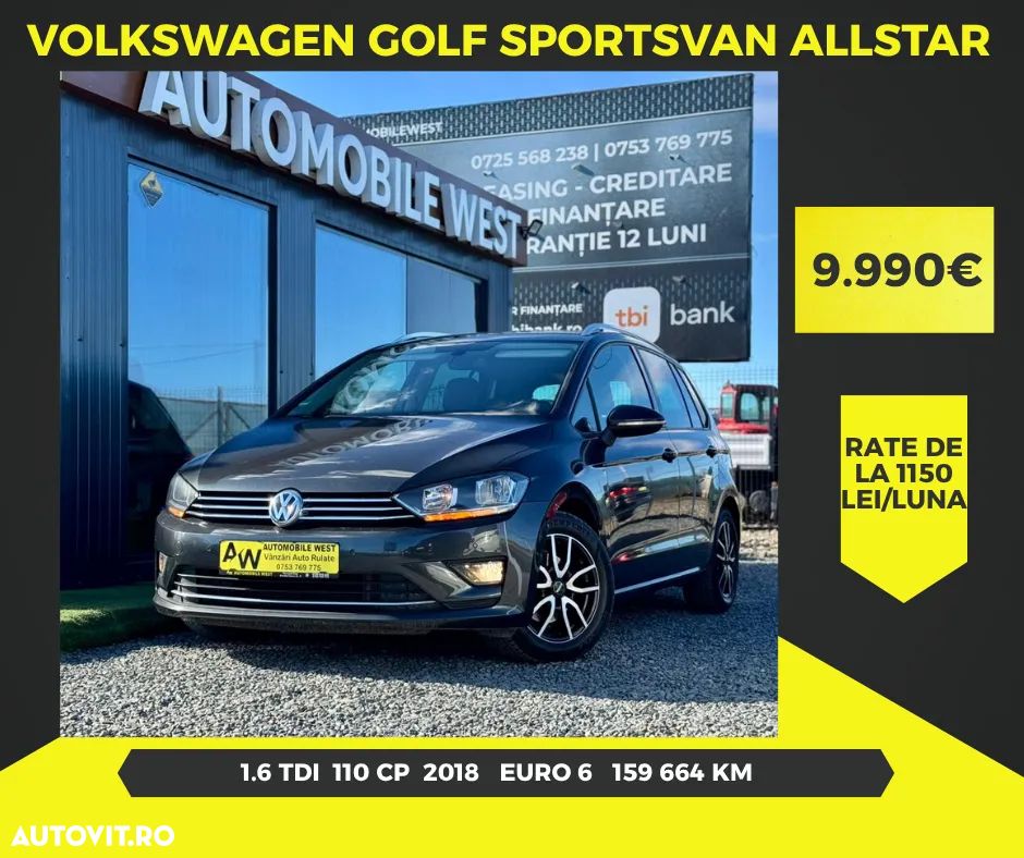 Volkswagen Golf Sportsvan 1.6 TDI BlueMotion Technology Allstar - 1