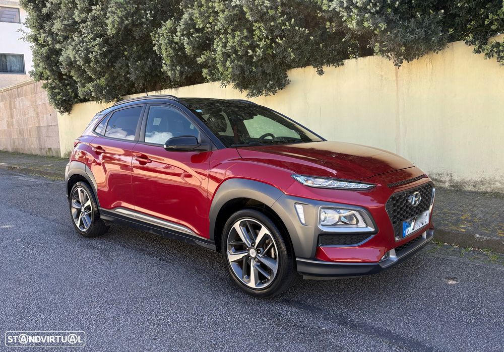 Hyundai Kauai 1.0 T-GDi Premium Pele/Tec.Vermelho - 34