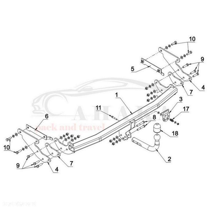 Hak Holowniczy Odkręcany Do Renault Grand Scenic Iv Od 2018 - 2