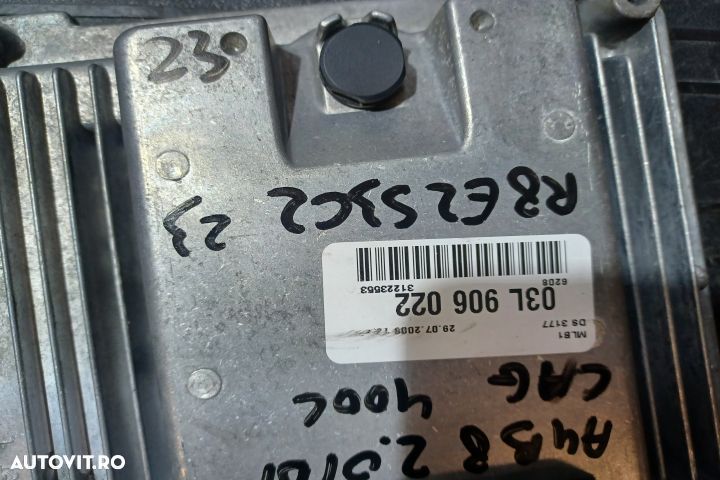 Calculator motor ECU 03L906022 - 2.0 TDI CAG 03L906022 - 2.0 TDI CAG - 3